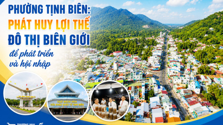 Phường Tịnh Biên (An Giang): Phát huy lợi thế đô thị biên giới để phát triển và hội nhập