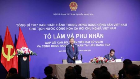 Tổng Bí thư, Chủ tịch nước mong doanh nhân người Việt tại Nga tiếp tục là hạt nhân thúc đẩy hợp tác hai nước