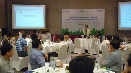 Sử dụng và quản lý hiệu quả nguồn năng lượng và nước trong các tòa nhà