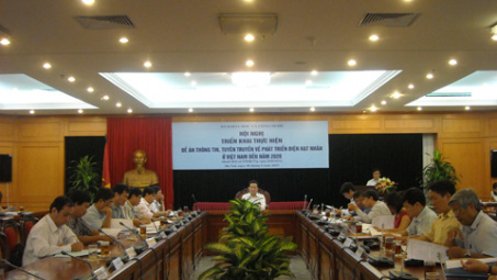Triển khai Đề án Thông tin, tuyên truyền về phát triển điện hạt nhân ở Việt Nam đến năm 2020