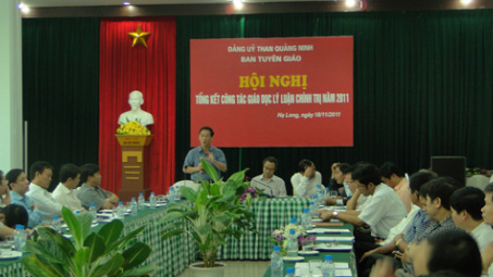 Kết quả công tác giáo dục lý luận chính trị của Đảng uỷ Than Quảng Ninh