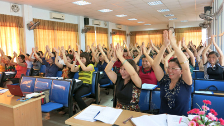 Tập huấn nghiệp vụ Nữ công công đoàn năm 2013