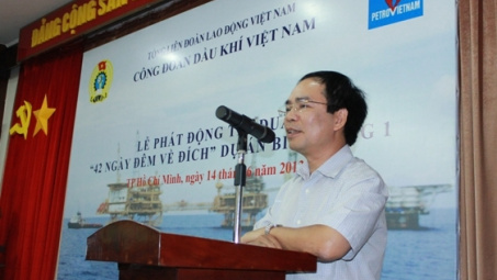 Phát động thi đua "42 ngày đêm về đích" dự án Dầu khí Biển Đông 1