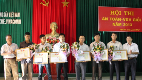 Than Mạo Khê tổ chức Hội thi ATVSV năm 2013