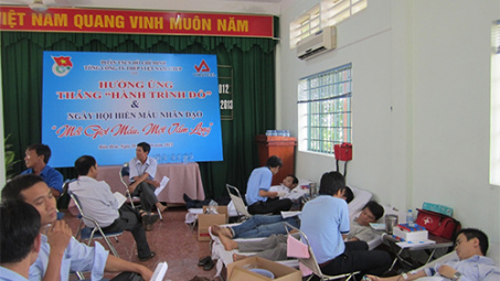 VNSTEEL với chương trình hiến máu nhân đạo 