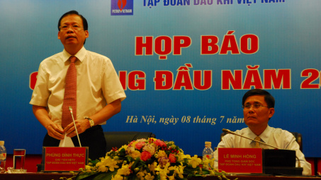 6 tháng đầu năm 2013, PVN vượt mức tất cả các chỉ tiêu 