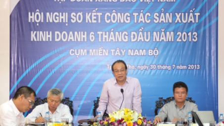 Petrolimex: Sơ kết công tác 6 tháng đầu năm 2013 cụm Tây Nam Bộ