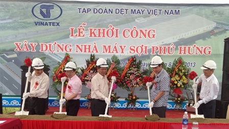 Động thổ khởi công dự án Nhà máy Sợi Phú Hưng