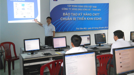 Petrolimex Sông Bé: Đào tạo kỹ năng CNTT chuẩn bị triển khai EGAS