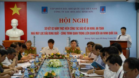 Nhà máy Lọc dầu Dung Quất: Sơ kết 2 năm thực hiện công tác bảo vệ an ninh, an toàn
