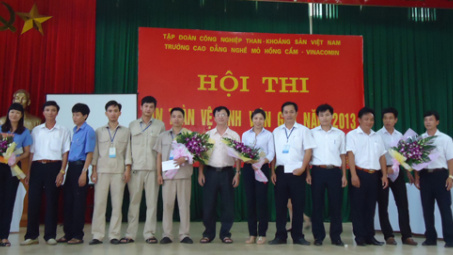 Trường Cao đẳng nghề mỏ Hồng Cẩm tổ chức hội thi An toàn vệ sinh viên giỏi