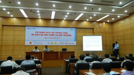 Sử dụng giấy độ trắng cao là lãng phí và có hại cho sức khỏe