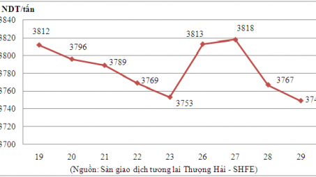 Giá thanh cốt thép hướng đến tháng tăng thứ 3 liên tiếp