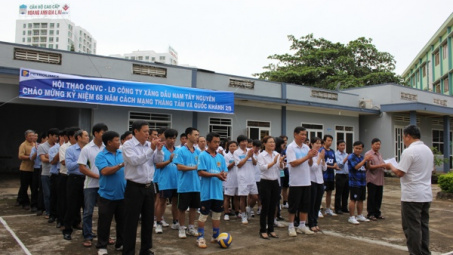 Petrolimex Đaklak: Hội thao chào mừng kỷ niệm 68 năm Cách mạng tháng Tám và Quốc khánh 2/9