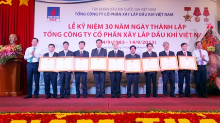 Kỉ niệm 30 năm ngày thành lập Tổng công ty Cổ phần Xây lắp Dầu khí Việt Nam