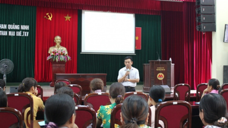 Than Mạo Khê: Tập huấn kiến thức vệ sinh an toàn thực phẩm 