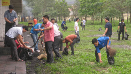 Than Mạo Khê: Hưởng ứng Chiến dịch làm cho thế giới sạch hơn năm 2013