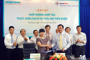 ABBANK thu hộ tiền điện tại miền Trung-Tây Nguyên