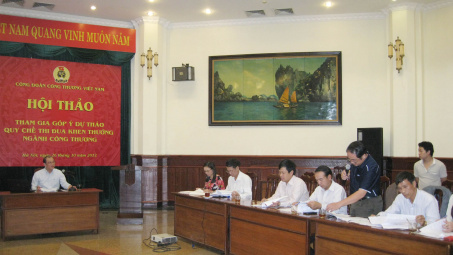 Góp ý Dự thảo công tác thi đua khen thưởng ngành Công Thương 