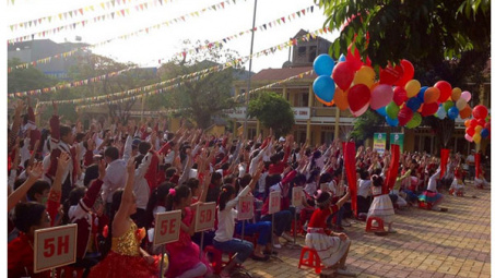 Trường tiểu học chung tay tiết kiệm điện