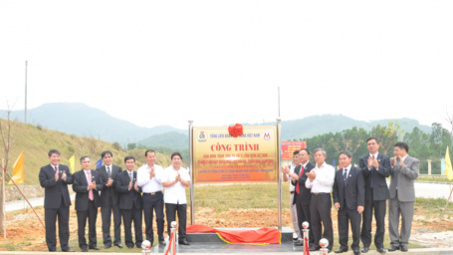 Khánh thành dây chuyền sản xuất thuốc nổ nhũ tương hầm lò công suất 5000 tấnF;năm