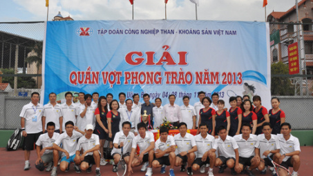 Khai mạc Giải quần vợt phong trào Vinacomin 2013