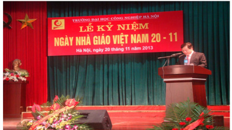 Trường Đại học Công nghiệp Hà Nội kỷ niệm ngày Nhà giáo Việt Nam 20/11