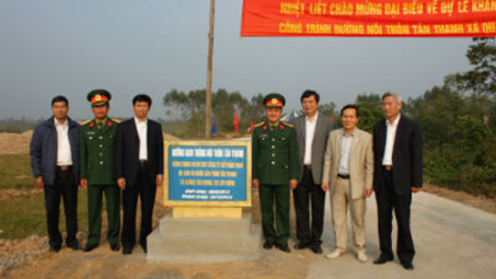 Than Hà Lầm chung sức xây dựng nông thôn mới