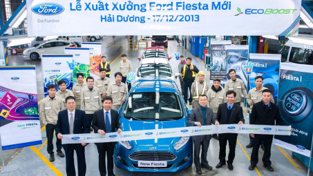 Chính thức xuất xưởng chiếc Ford Fiesta đầu tiên tại Việt Nam
