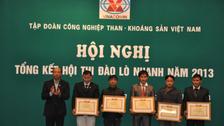 Tổng kết Hội thi đào lò nhanh Vinacomin năm 2013
