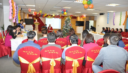 Đoàn thanh niên Vinatex tổ chức vui Noel đón Xuân sang