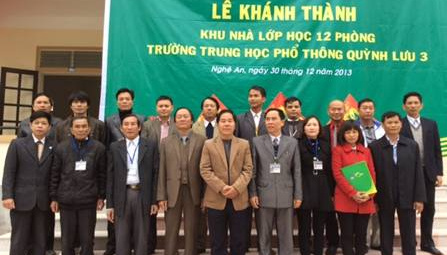 PVFCCo tài trợ công trình giáo dục ở Nghệ An