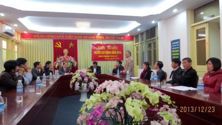 Than Mạo Khể tổ chức hội nghị người lao động năm 2014