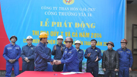 Công ty Than Hòn Gai phát động thi đua
