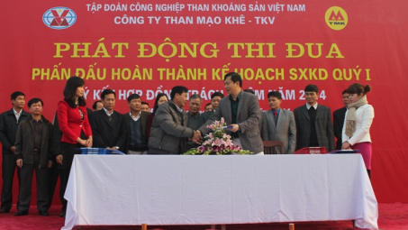 Than Mạo Khê phát động thi đua quý I/2014