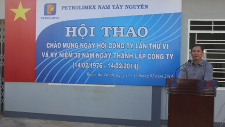 Hội thao kỷ niệm 38 năm ngày thành lập Petrolimex Nam Tây Nguyên