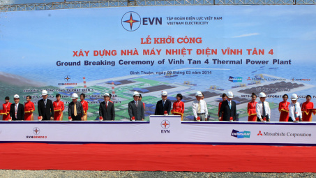 Lễ khởi công xây dựng Nhà máy Nhiệt điện Vĩnh Tân 4 trên địa bàn tỉnh Bình Thuận