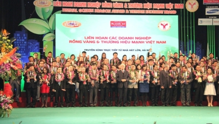 Những doanh nghiệp của Vinatex đạt Thương hiệu mạnh Việt Nam năm 2013