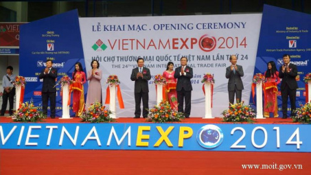 Khai mạc Hội chợ Thương mại quốc tế Việt Nam lần thứ 24 (Vietnam Expo 2014)
