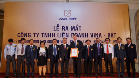 Ra mắt Liên doanh thuốc lá điếu VINA - BAT 