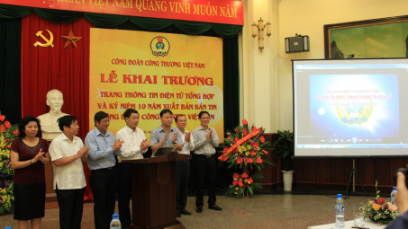 Khai trương Trang thông tin điện tử Công đoàn Công Thương Việt Nam