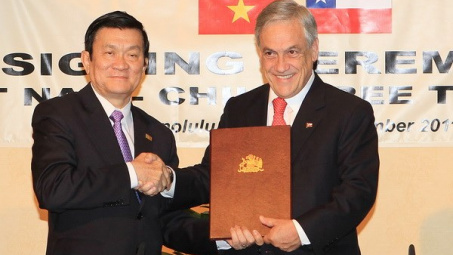 Hiệp định FTA Việt Nam - Chile chính thức có hiệu lực