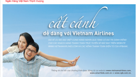 Tặng 2 triệu đồng khi mua vé máy bay bằng thẻ nội địa VPBank