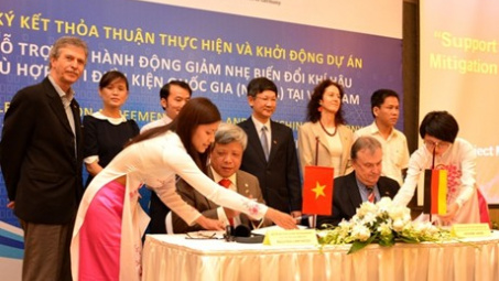 Đức hỗ trợ Việt Nam 4 triệu Euro ứng phó BĐKH