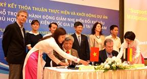 4 triệu Euro để giảm nhẹ biến đổi khí hậu tại Việt Nam