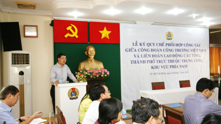 Công Đoàn Công Thương Việt Nam thực hiện tốt quy chế phối hợp với LĐLĐ các tỉnh, thành phố khu vực phía Nam 