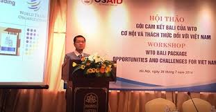 Gói cam kết Bali thúc đẩy xuất khẩu nông sản