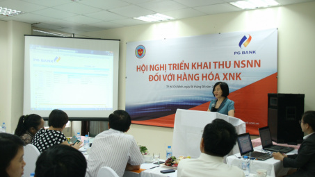 PG BANK triển khai dịch vụ thu ngân sách Nhà nước, bảo lãnh thuế đối với các doanh nghiệp xuất nhập khẩu(XNK)