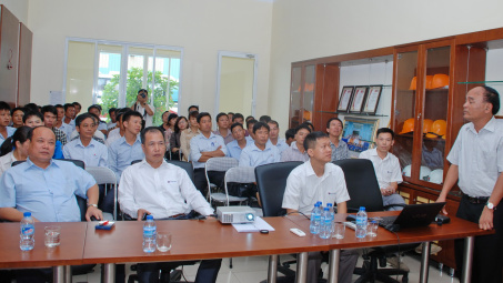 Tập huấn để đẩy mạnh kinh doanh Dầu nhờn Petrolimex tại Thái Bình