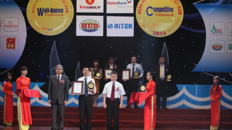 HẢI HÀ - KOTOBUKI đoạt giải "Top 20 nhãn hiệu nổi tiếng Việt Nam 2014”